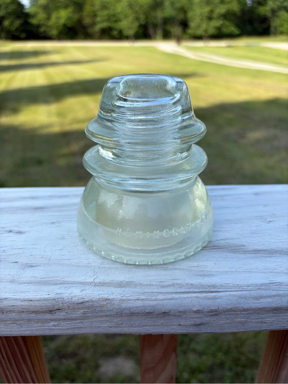 Clear Glass Hemingray 42 Beehive-style ‎ Electrical Insulator  Circa 1920s-1950s